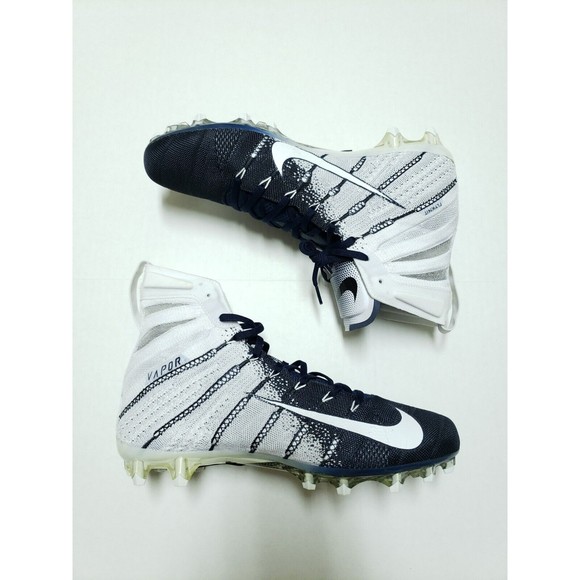Nike Vapor Untouchable 3 Elite Flyknit Navy Football Cleats Sz 12 AO3006-101 main image 7